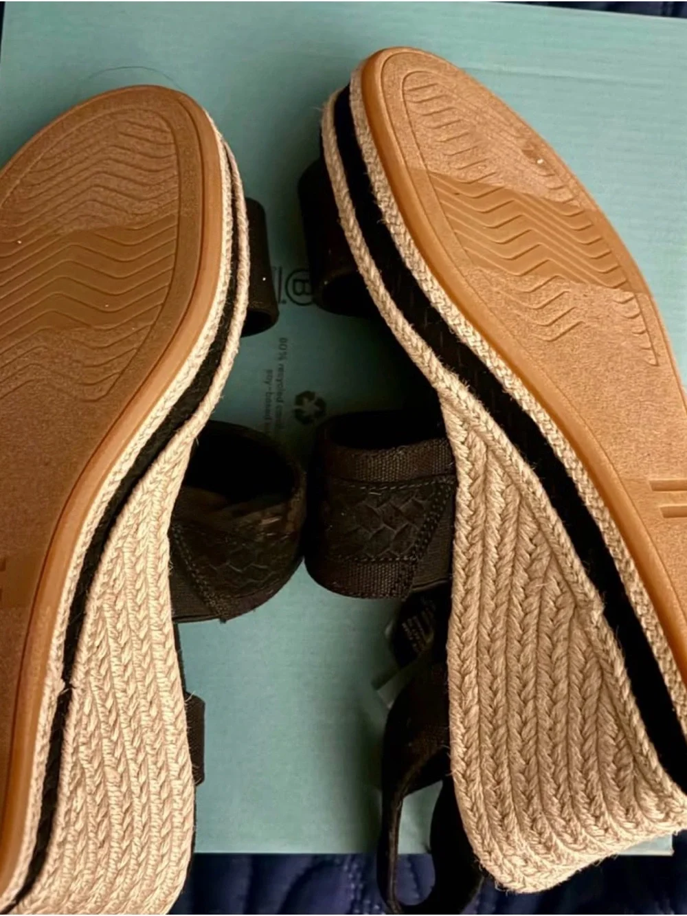 TOMS Black Women's Multi-Strap Sandals with Ankle Buckle